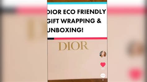 dior the eco shipping box